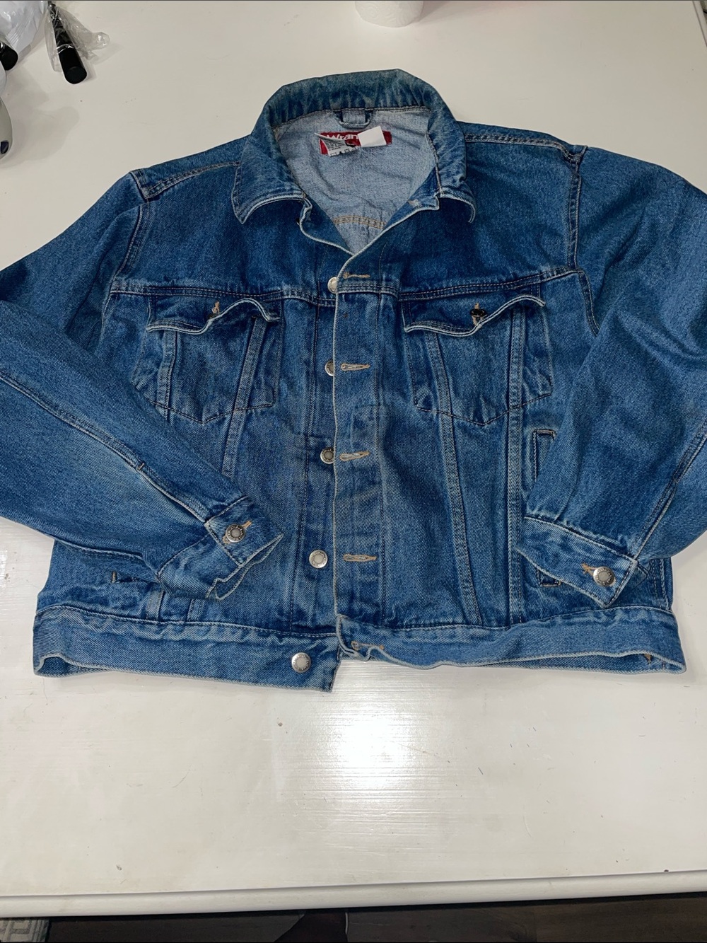 Wrangler Hero denim jean jacket large